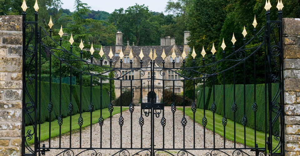 gated mansion