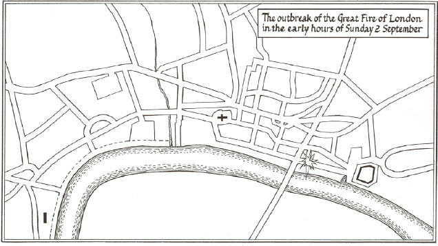 map of london from day of fire