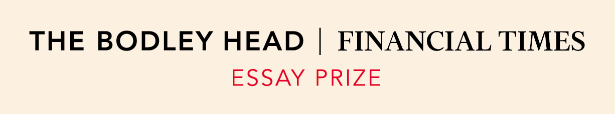The Financial Times and The Bodley Head launch their fifth annual essay prize 