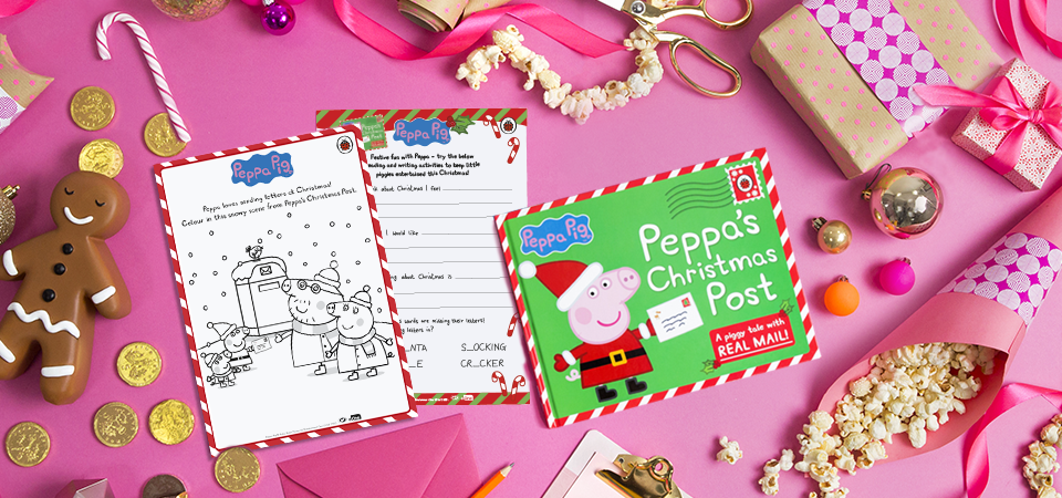Have fun colouring in with Peppa