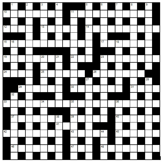 First Lines Crossword