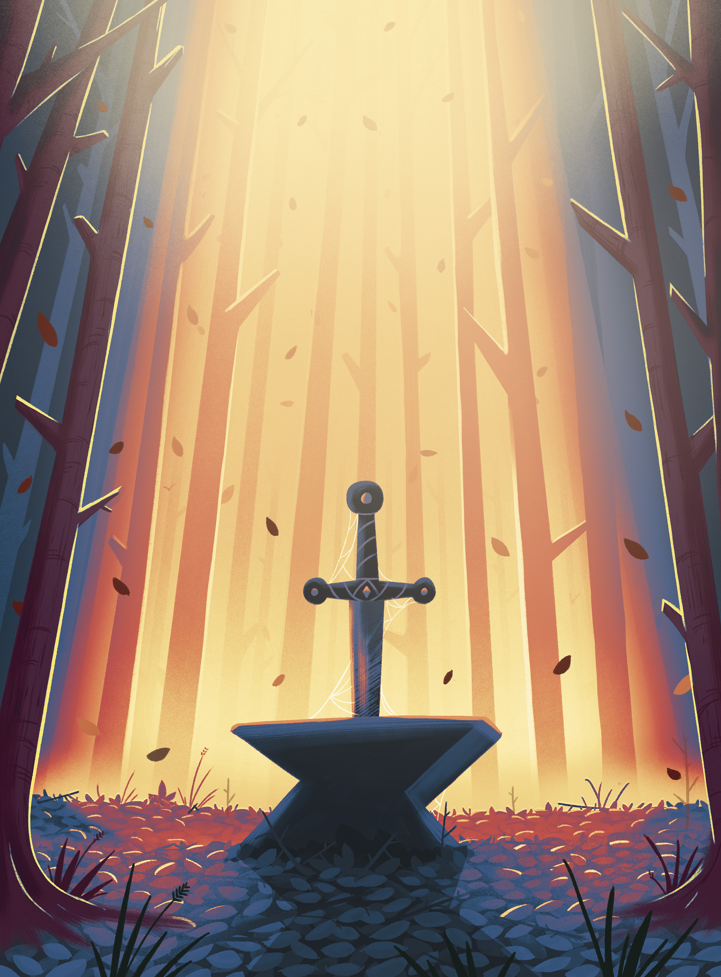 sword in the woods