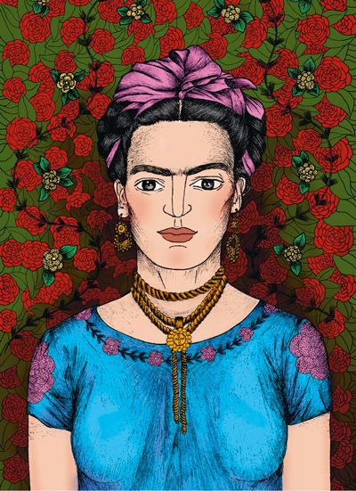 Frida Kahlo drawing
