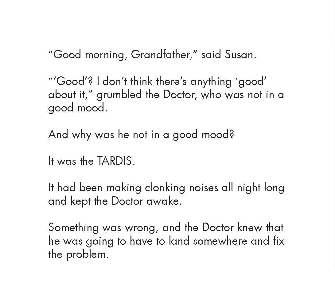 The Doctor was in a bad mood text