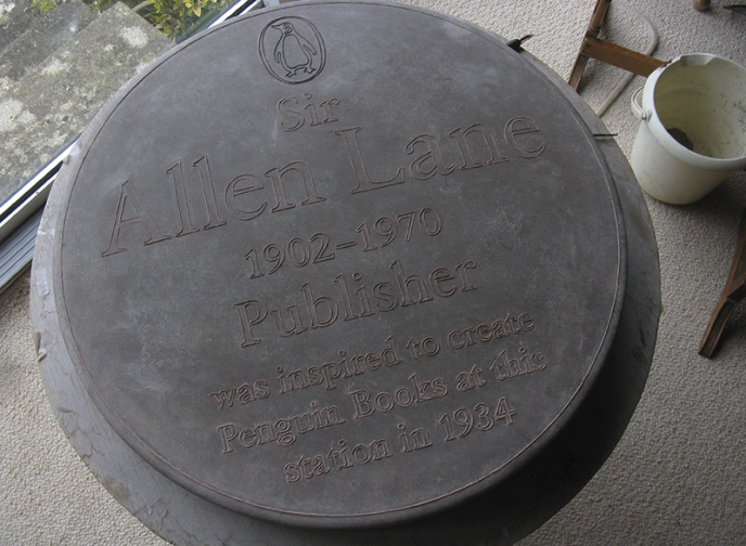 Sir Allen Lane’s plaque