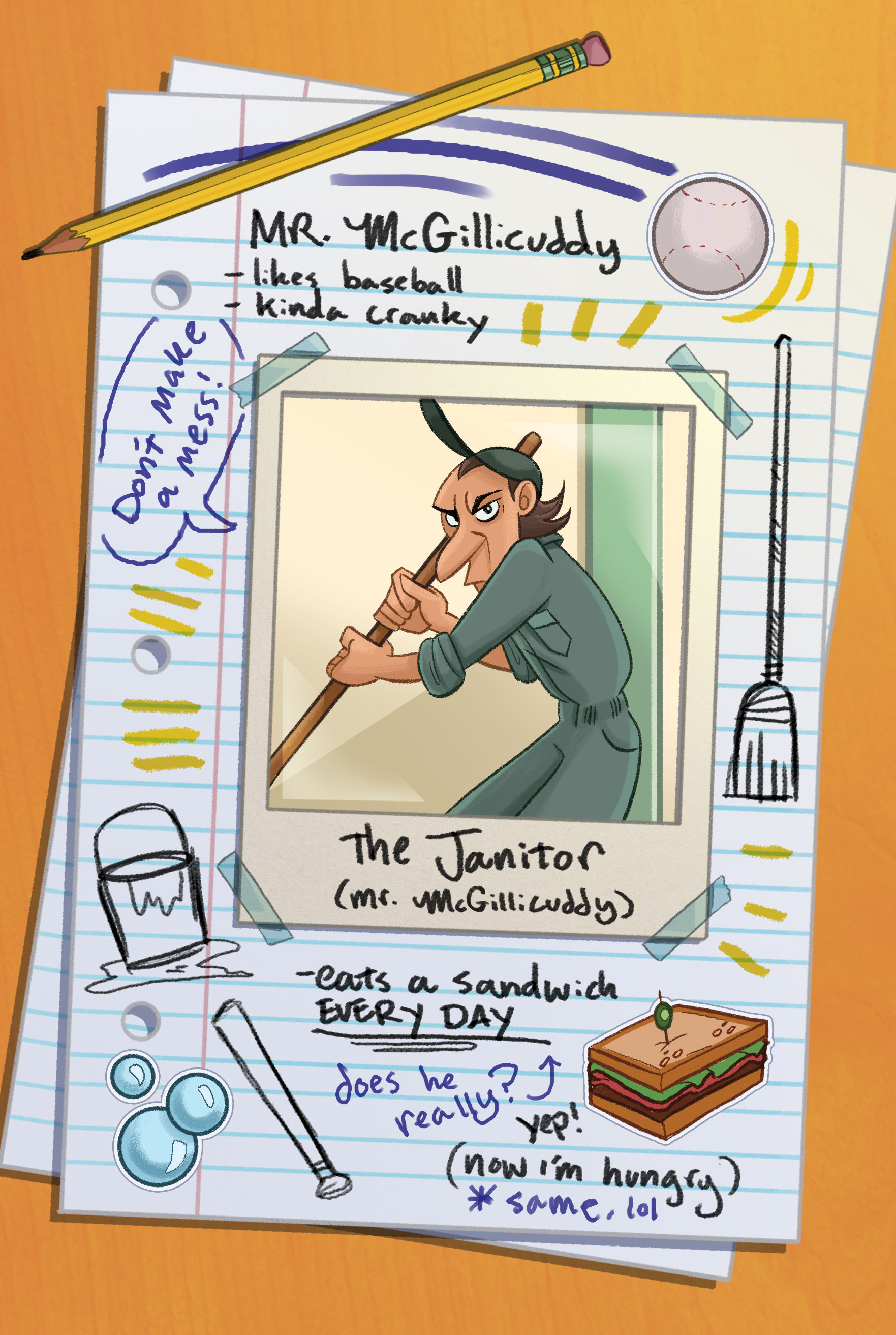 Janitor. Meet the Characters from my Magical Life
