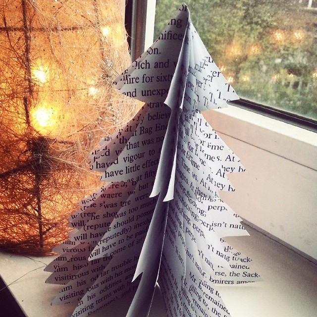 tree pages, 17 fun ways to have a book-filled Christmas