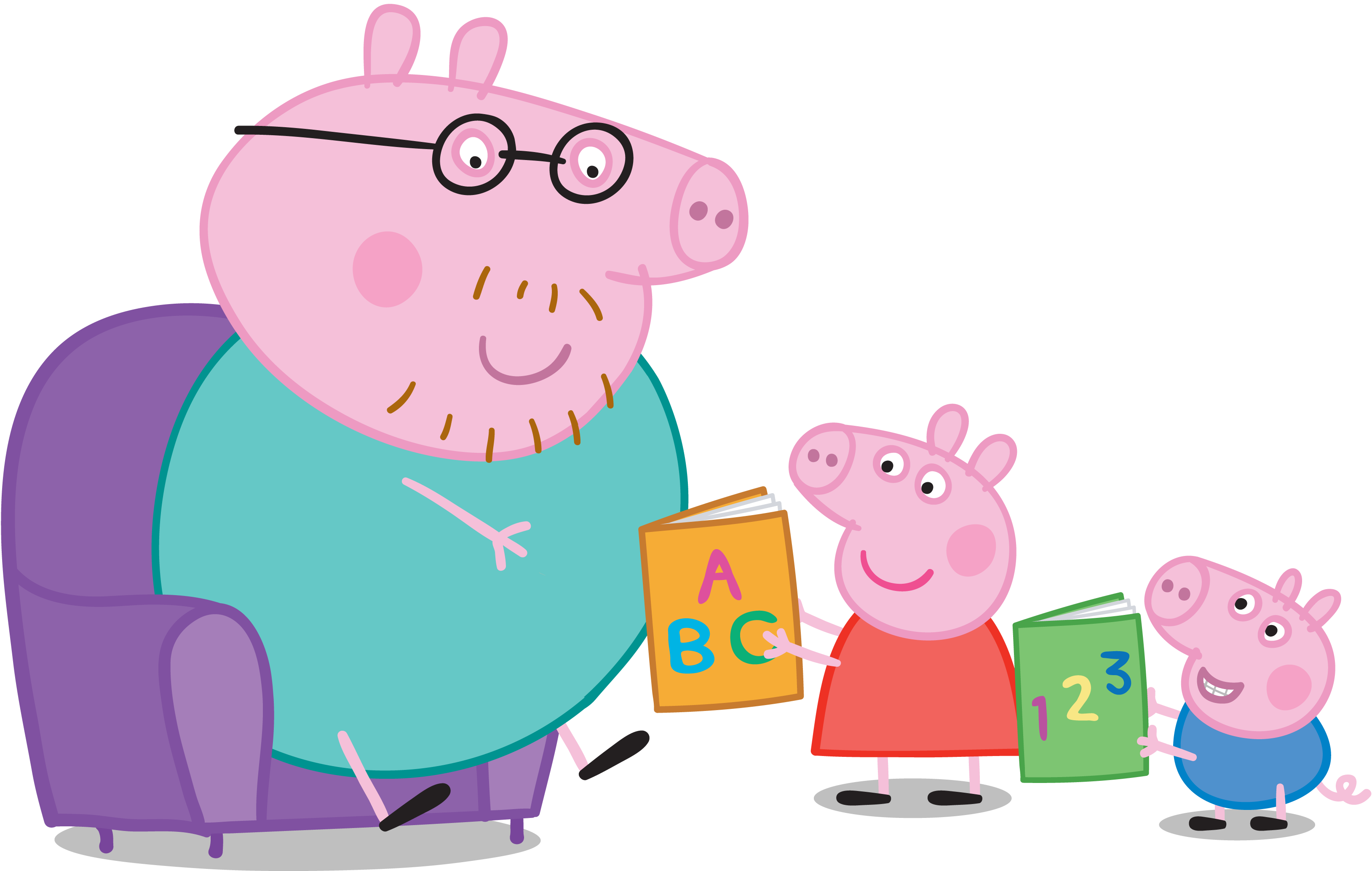 Daddy Pig's top tips for reading