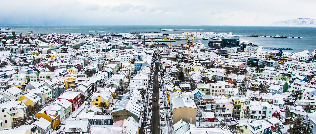 Reykjavik cityscape by Tabea Damm