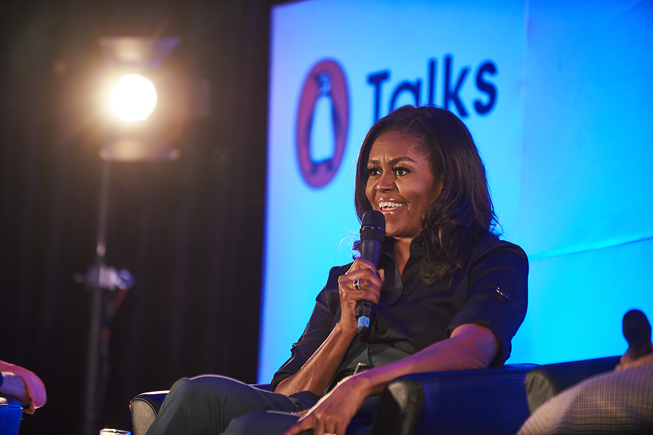 Michelle Obama at Penguin Talks