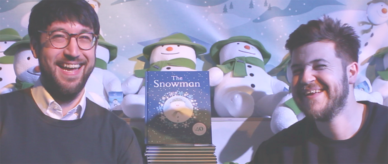 Thomas Merrington and Dominic Davies at The Snowman Experience