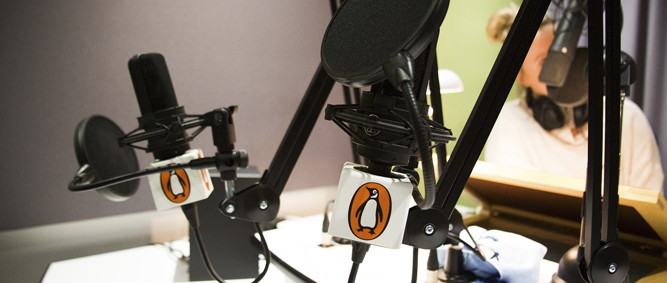 Podcast studio at Penguin Random House