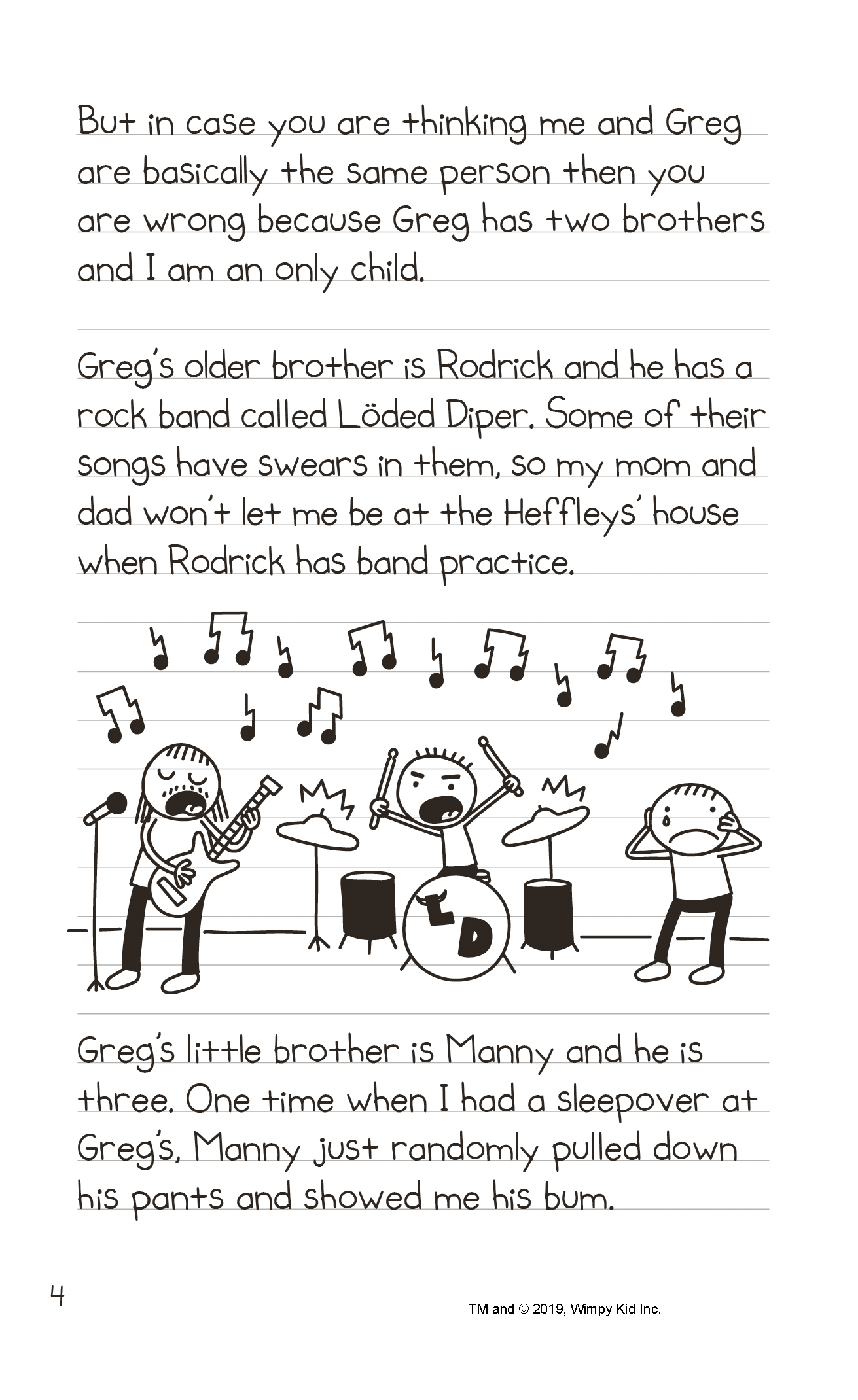 Diary of Greg Heffley's Best Friend page 4