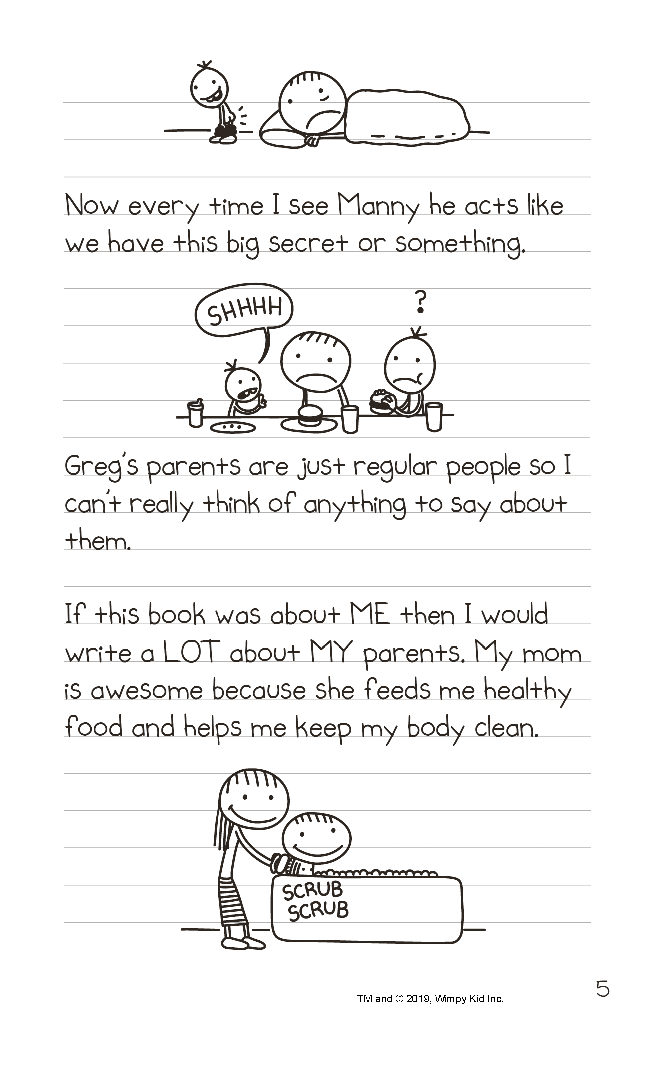 Diary of Greg Heffley's Best Friend page 5