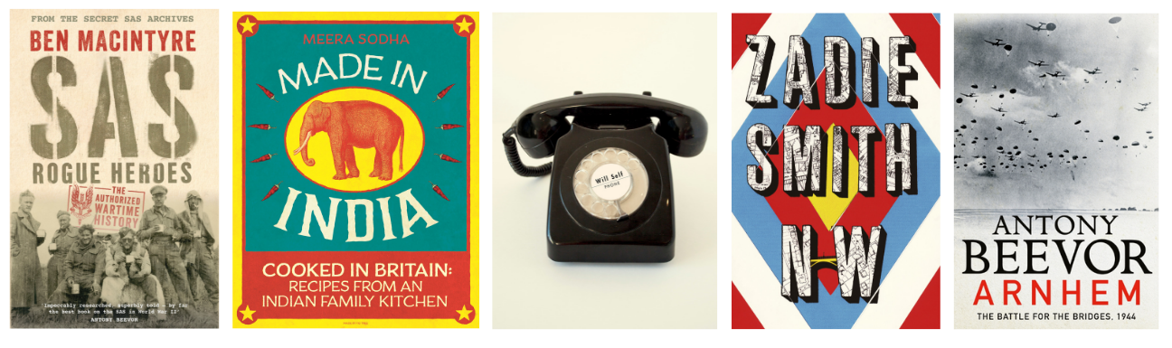 Further book covers art directed by John, including Zadie Smith and Antony Beevor