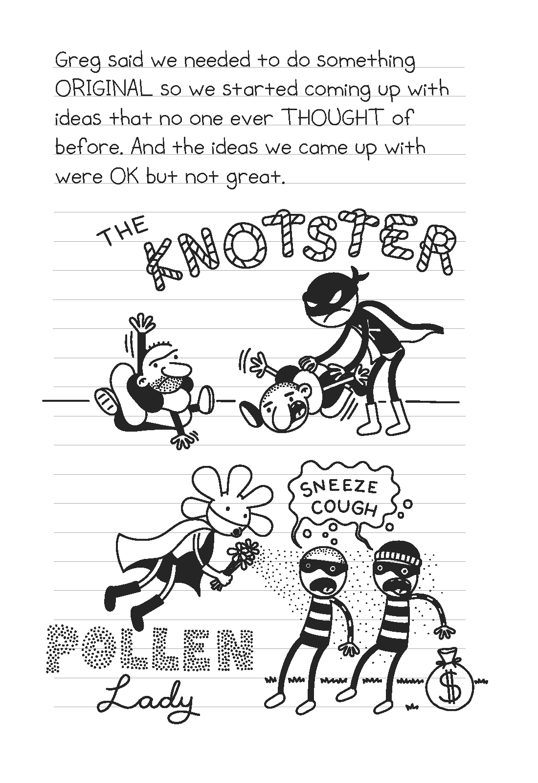 diary of an awesome friendly kid extract page 3