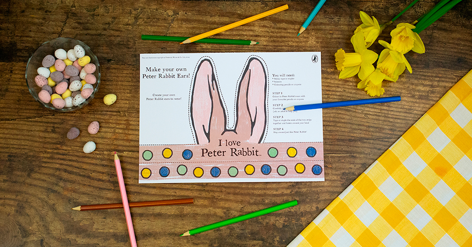 make your own peter rabbit bunny ears step 2