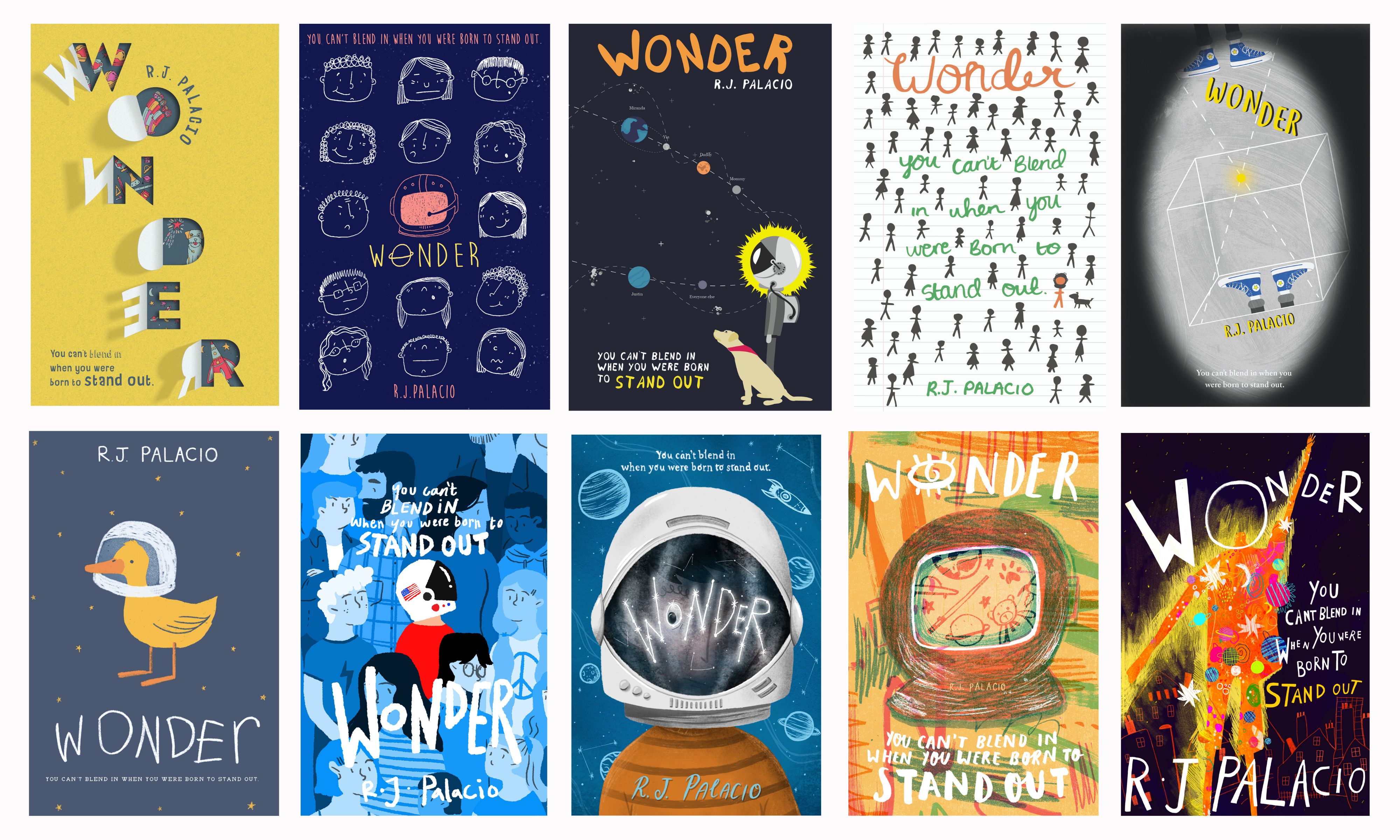 Shortlisted entries for Children's cover award