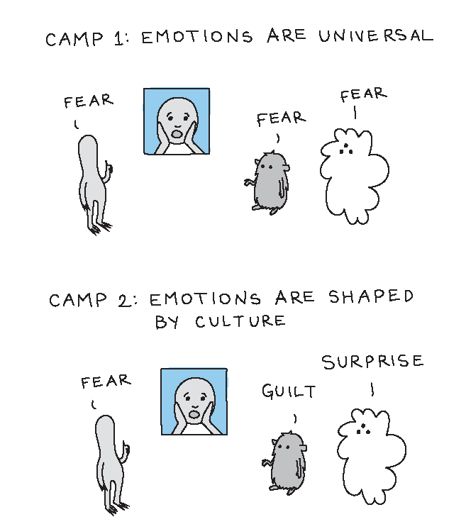 Emotions are universal graphic