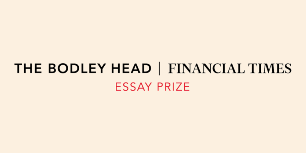 Bodley Head Financial Times Essay Prize 2019
