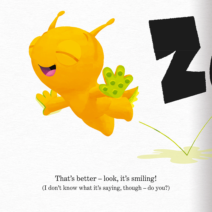 there's an alien in your book extract