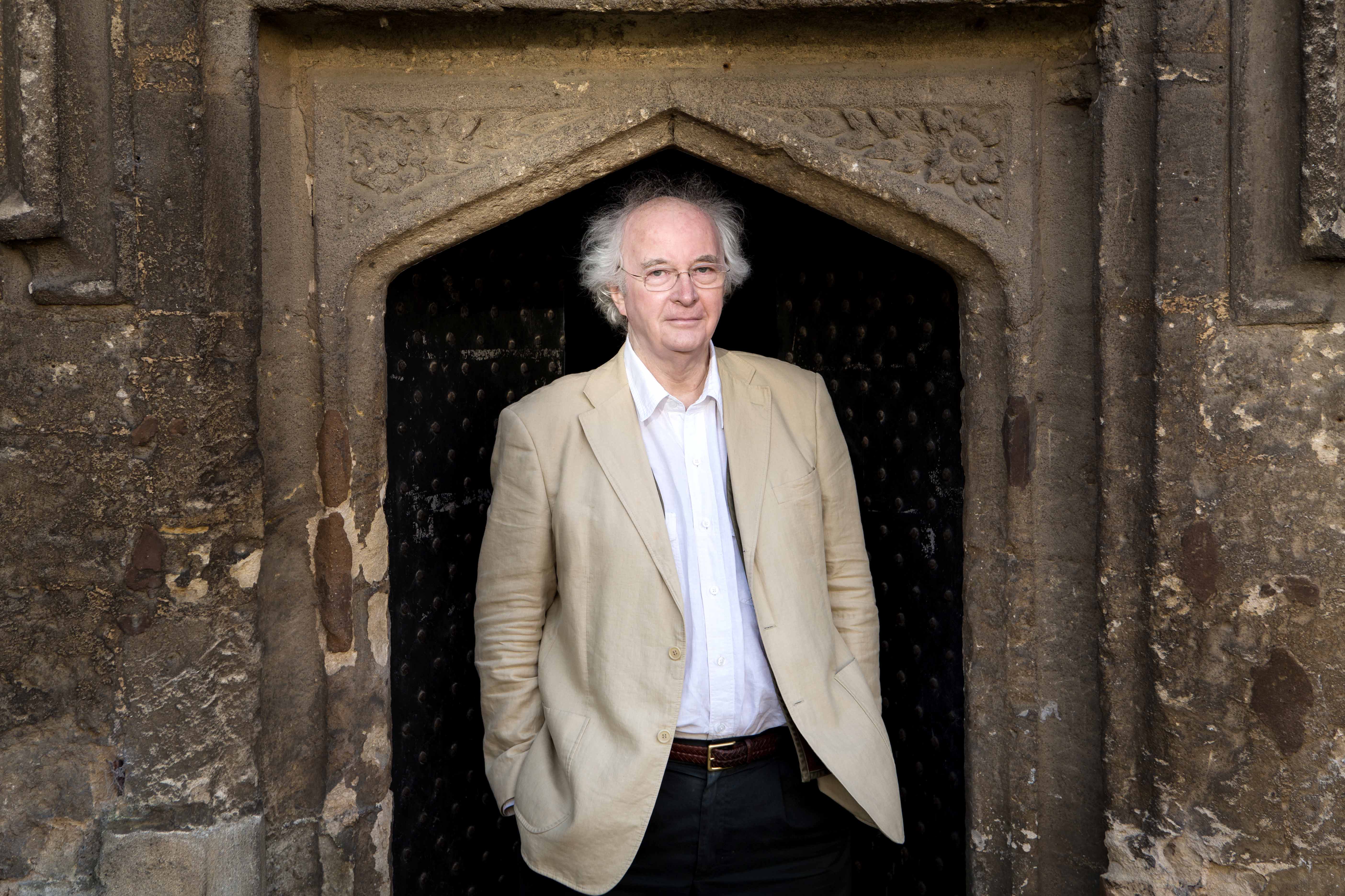 Author Philip Pullman at Oxford University. Photo: Michael Leckie