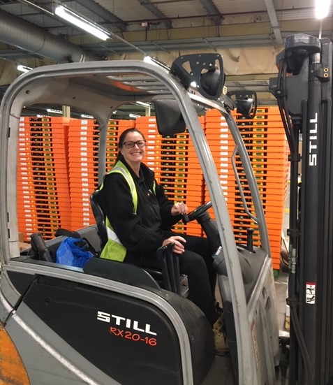 Lisa from our warehouse distribution team