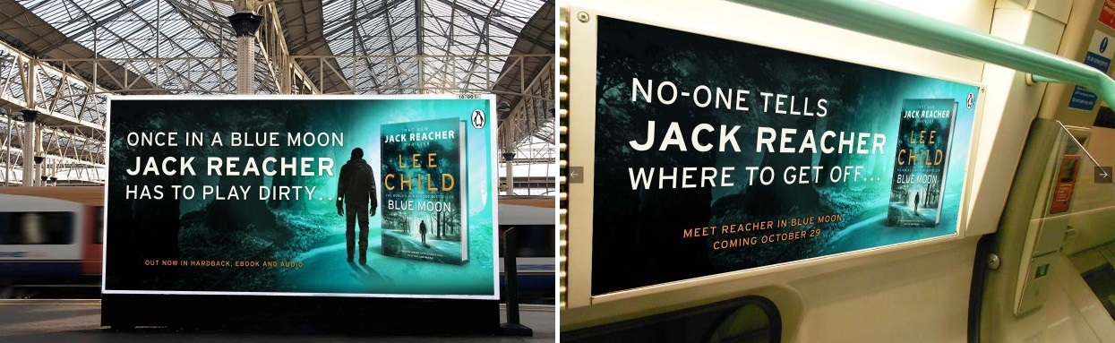 Jack Reacher tube and station ads