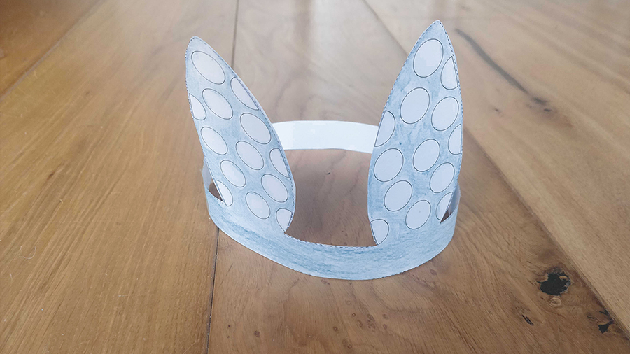 Peppa Pig Easter crafts bunny ears