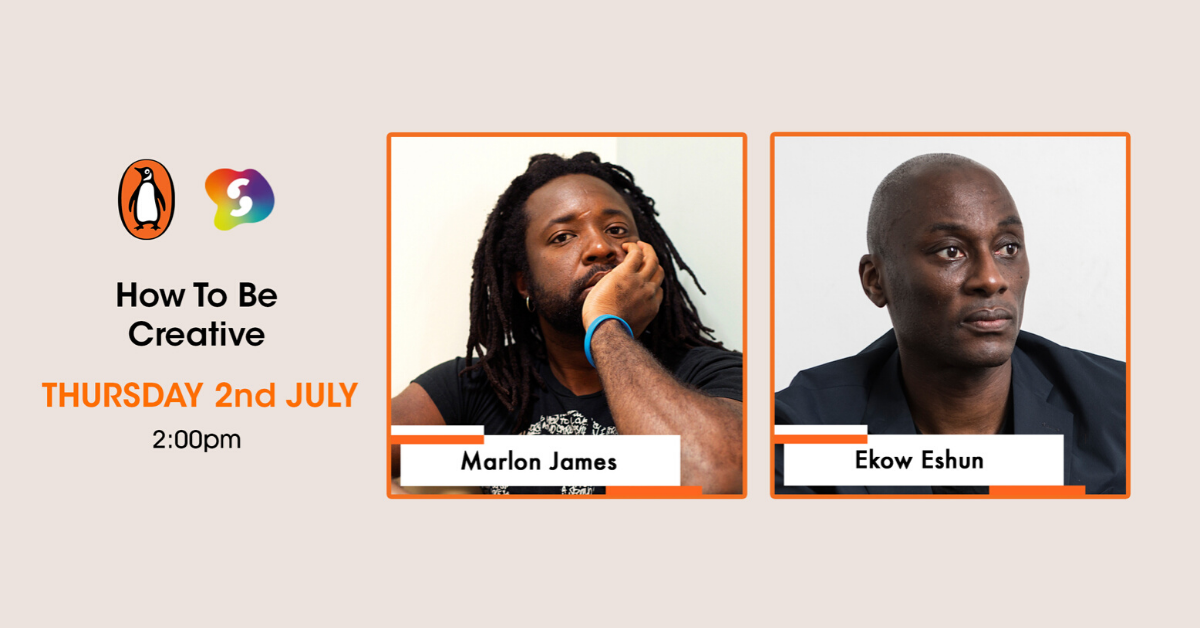 Marlon James & Ekow Eshun who will be discussing how to be creative