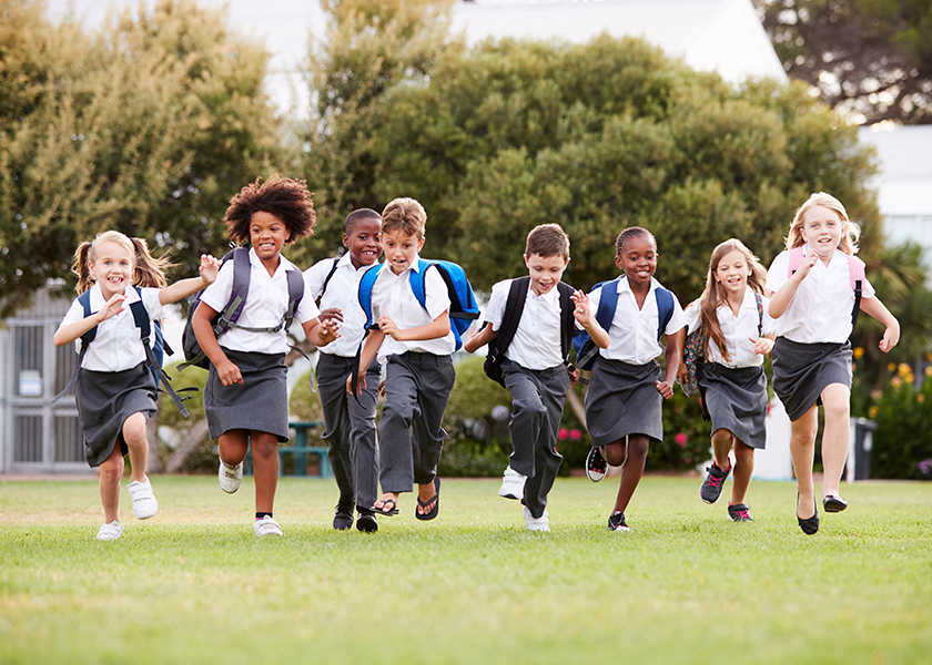 'Goodness knows they could benefit from routine' - children return to school. Image: Getty