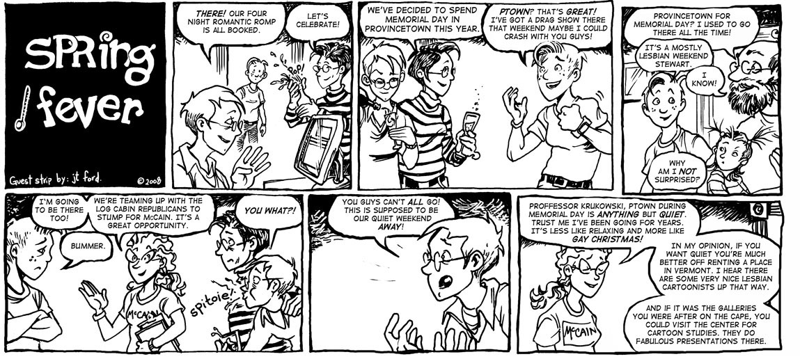 Spring Fever from Alison Bechdel's The Essential Dykes to Watch Out For.