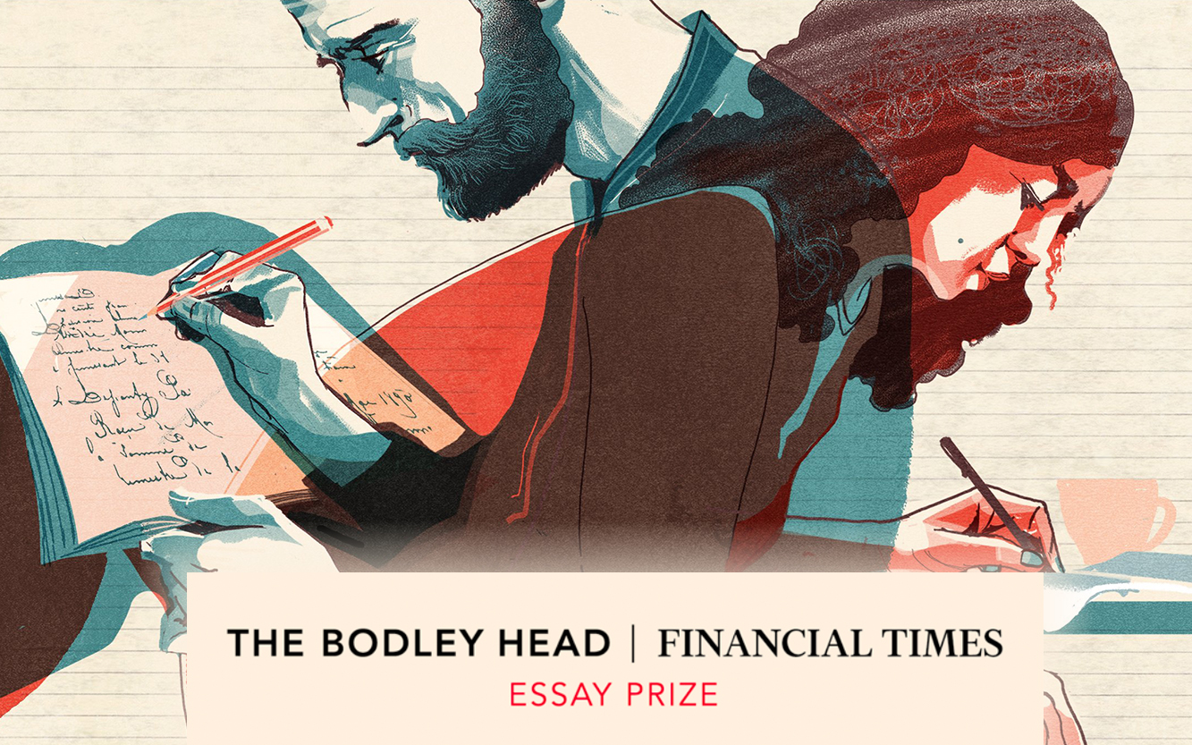 The Bodley Head and Financial Times Essay Prize, illustration and logo