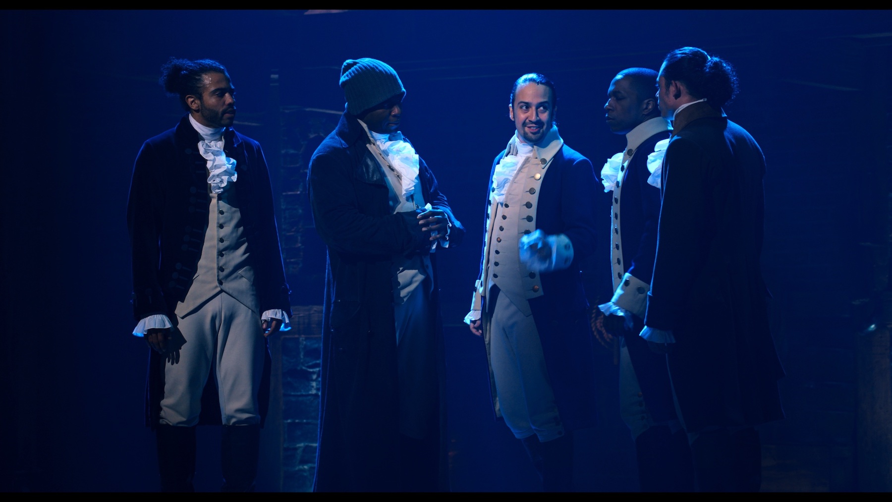 The cast of Hamilton. Image: Disney+