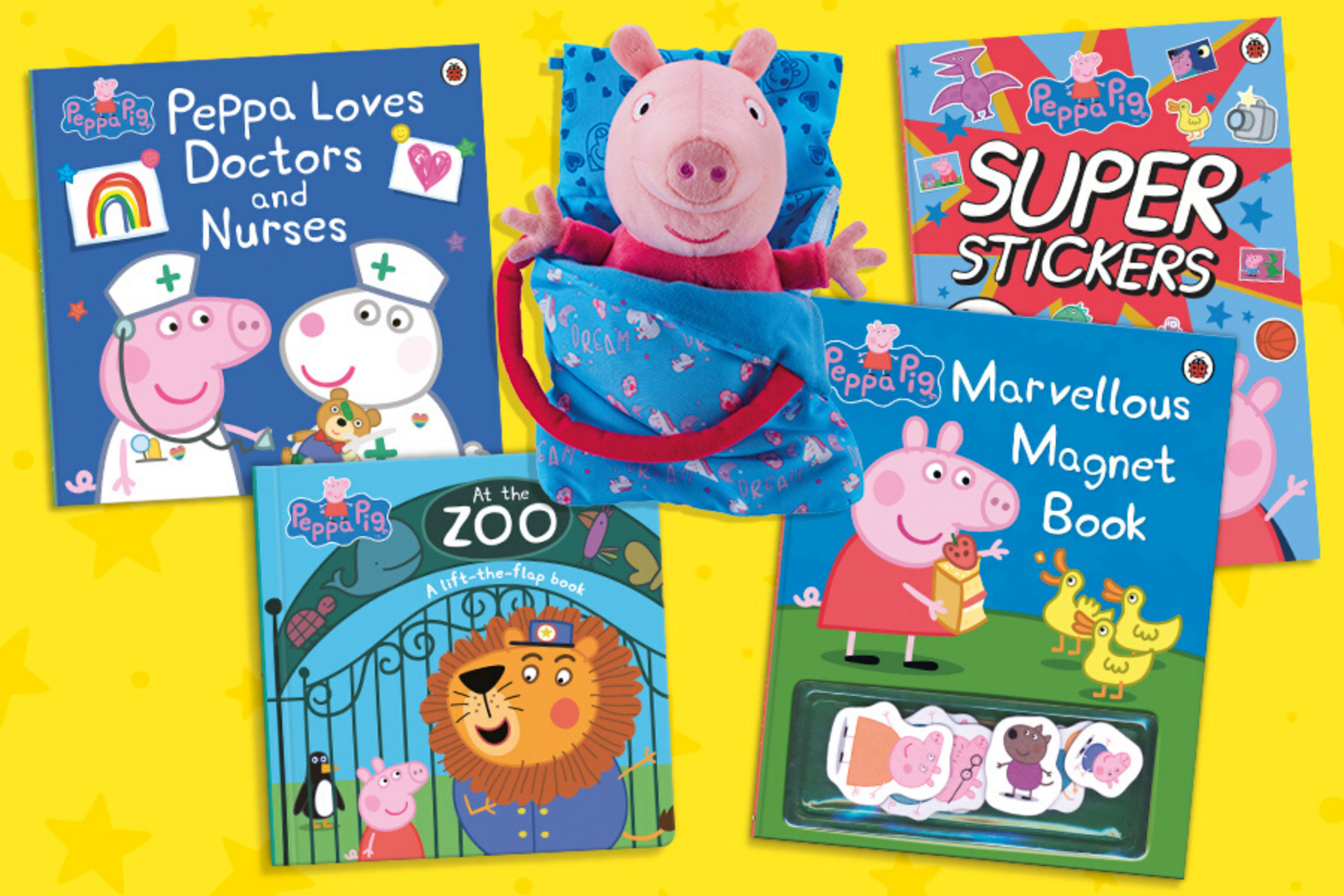 Peppa Pig bundle including Peppa Loves Doctors and Nurses