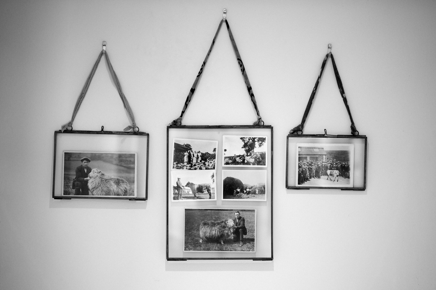Generations of farmers in Rebanks' family photos. Image: Stuart Simpson / Penguin