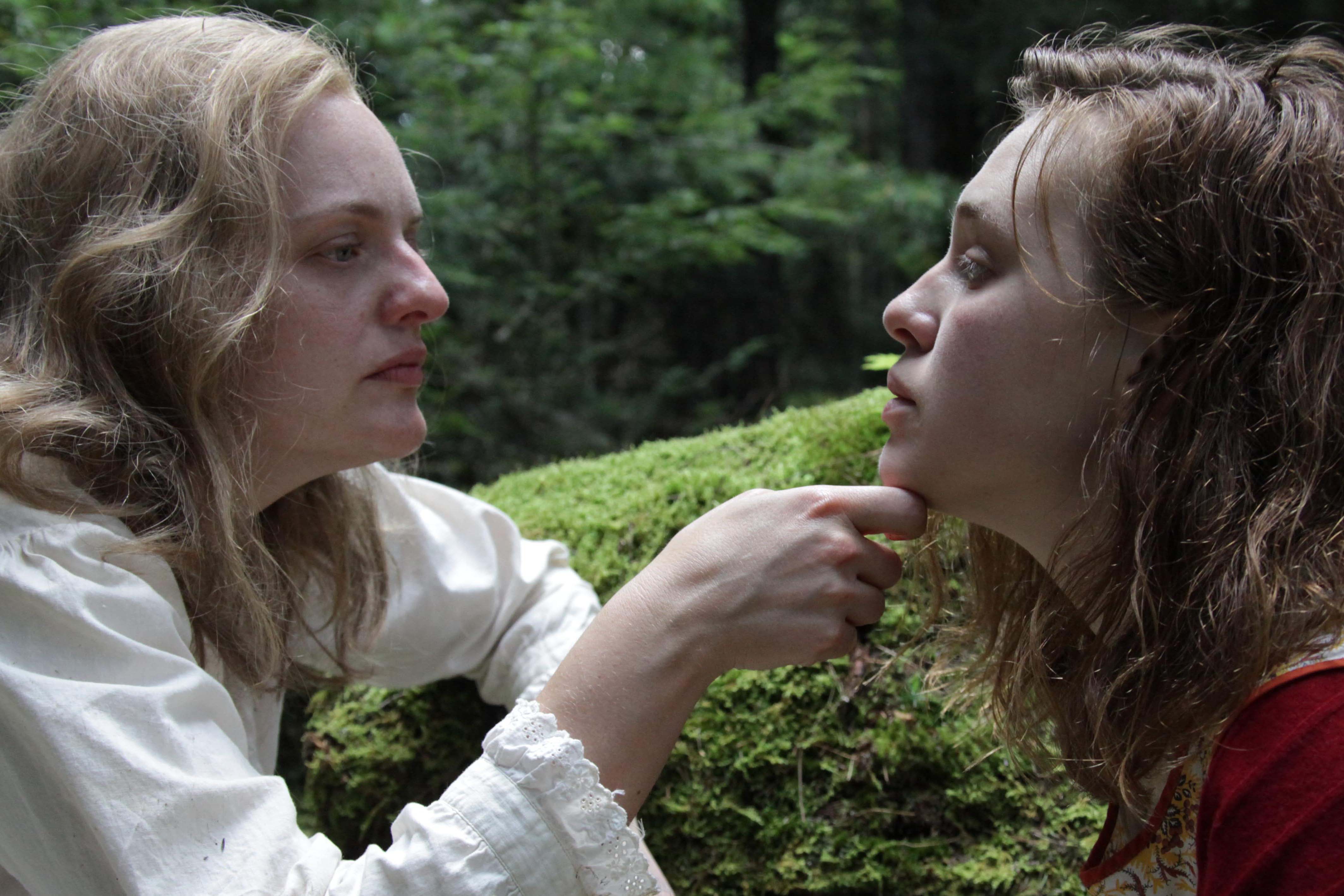 A still from Shirley, starring Elisabeth Moss as Shirley (left) and Odessa Young as Rose