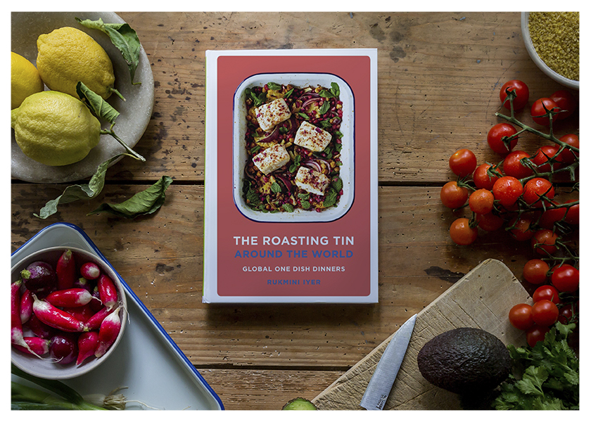 The Roasting Tin Around the World by Rukmini Iyer will give you cooking inspiration