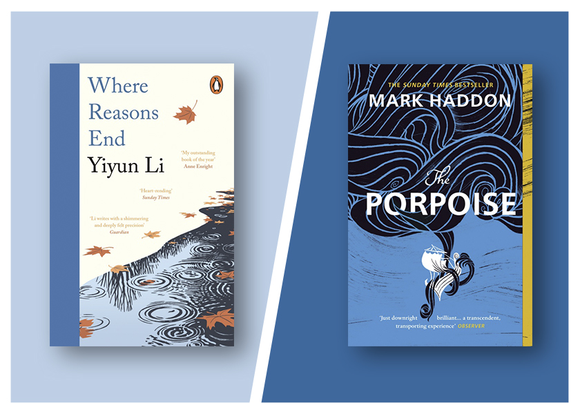 Gifts for book lovers - Where Reasons End by Yiyun Li and The Porpoise by Mark Haddon.