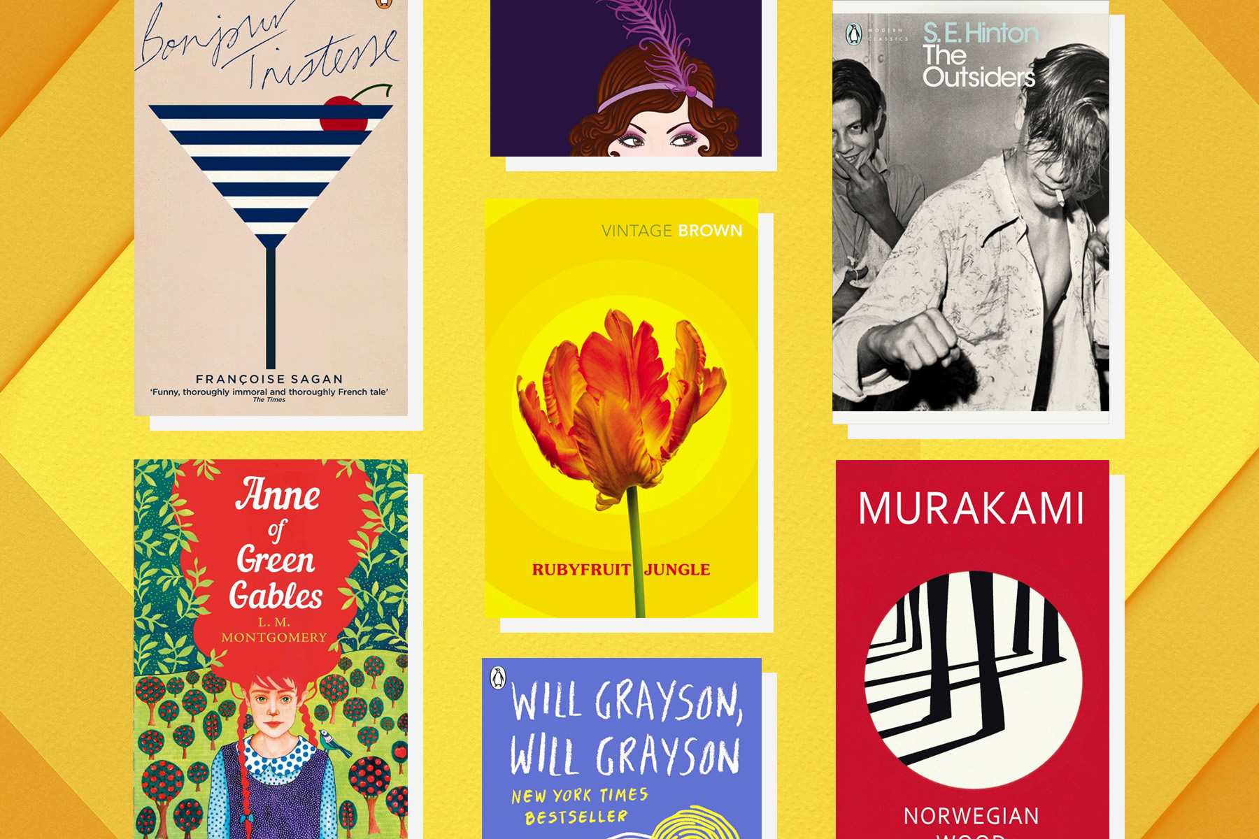 Book covers of the best coming of age novels chosen by our readers