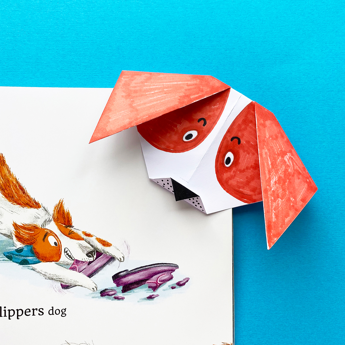 Fidget the Wonder Dog origami 