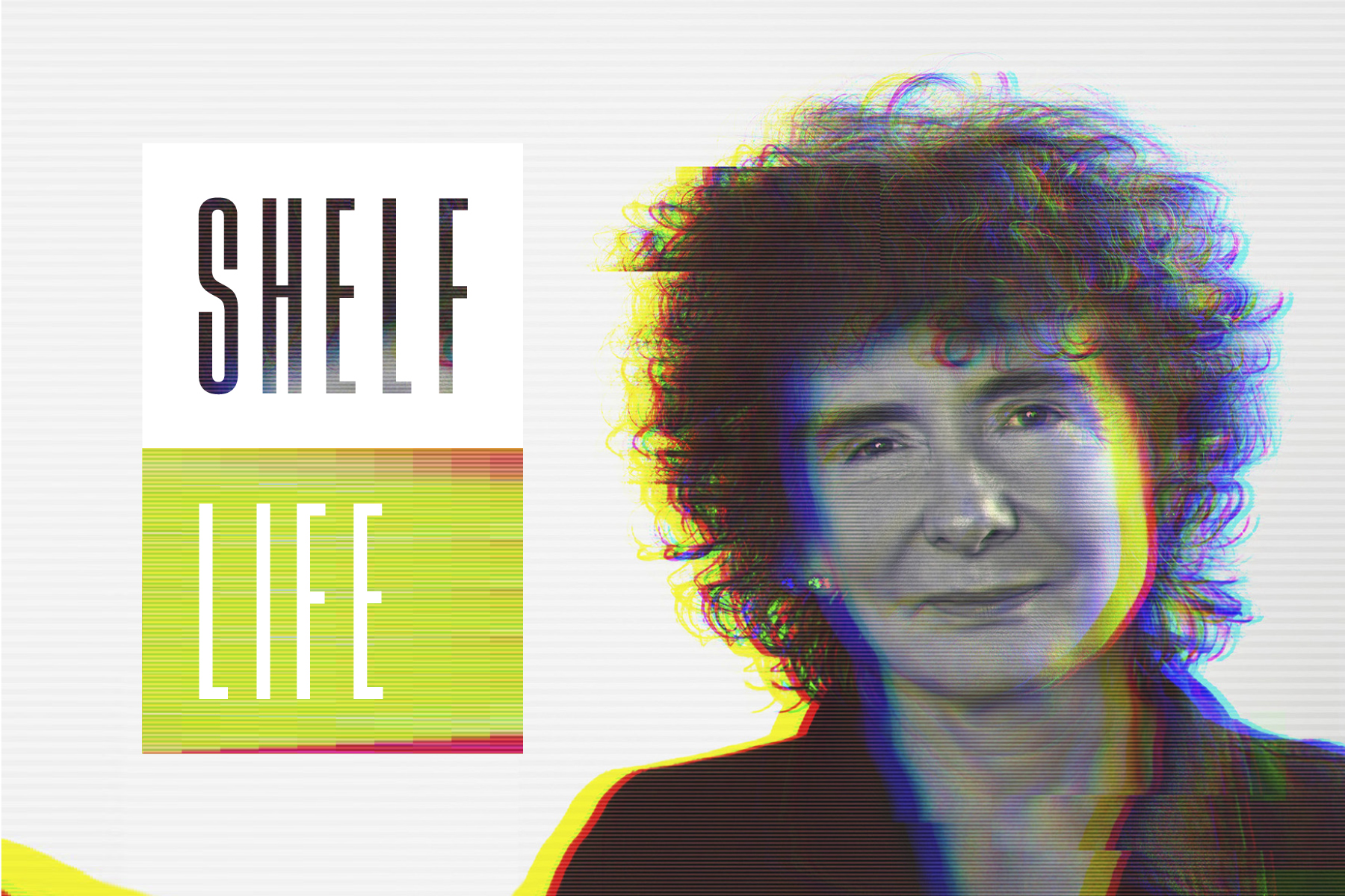 A black-and-white photograph of Jeanette Winterson's head and shoulders