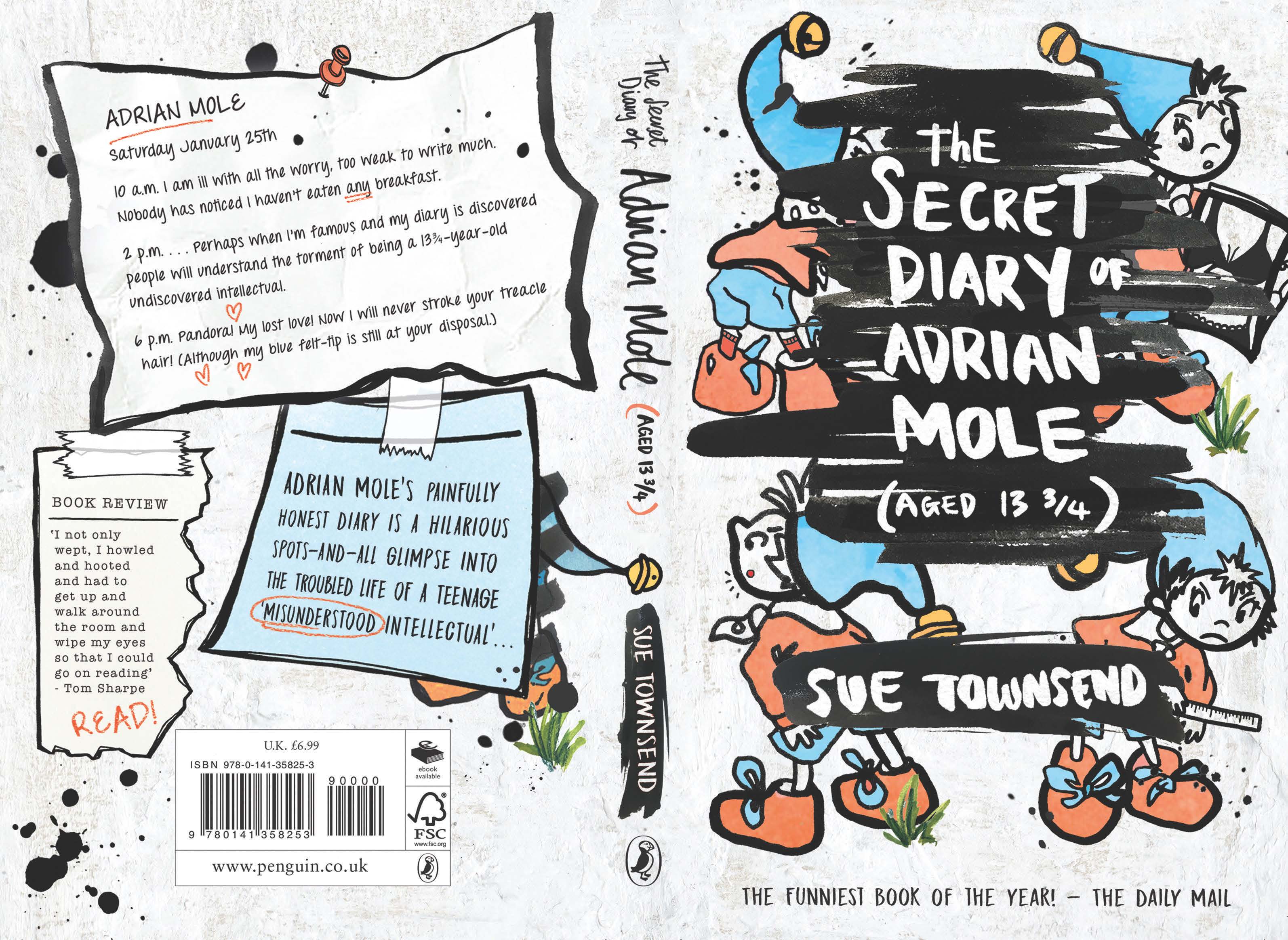 The Secret Diary of Arian Mole book cover design 