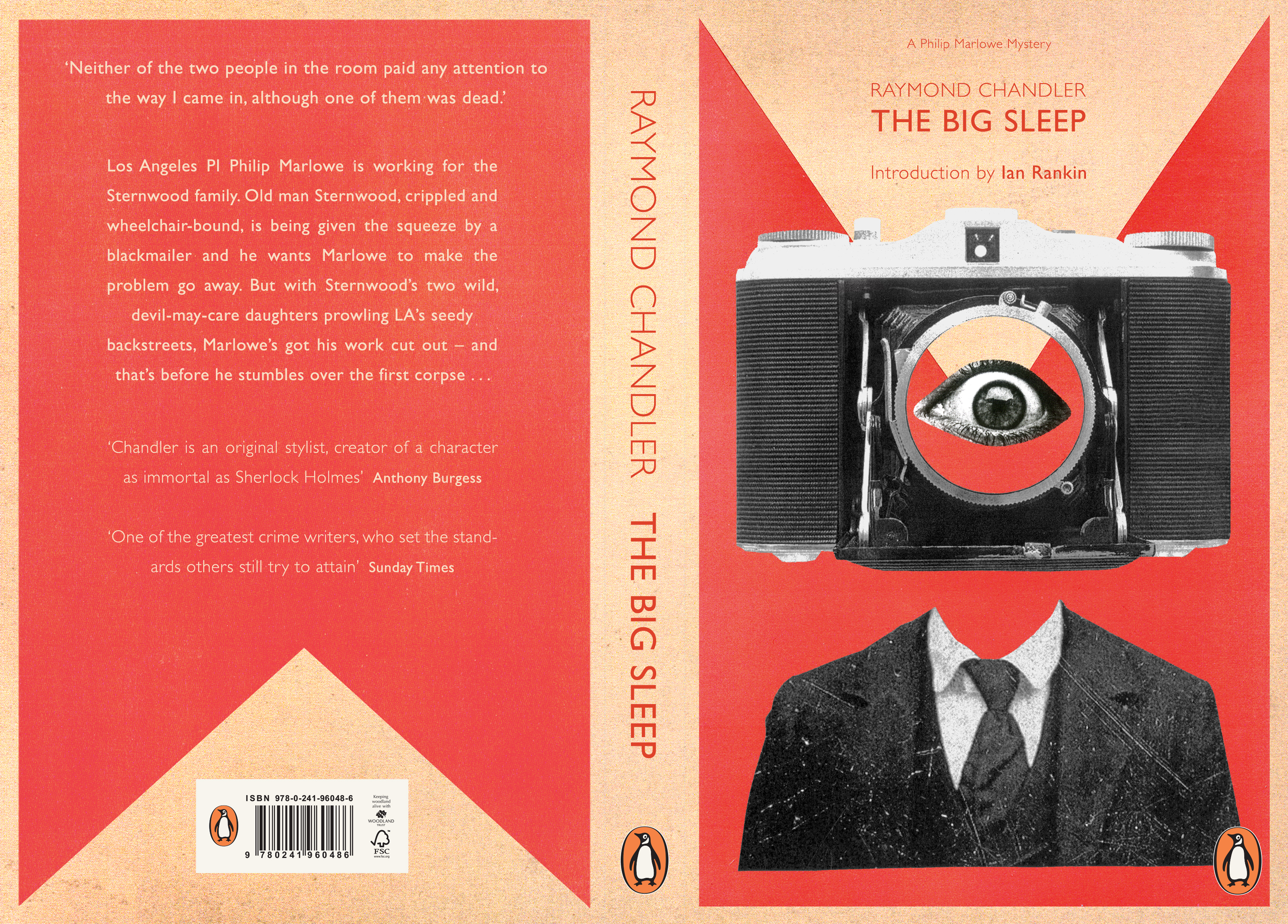 The Big Sleep book cover design