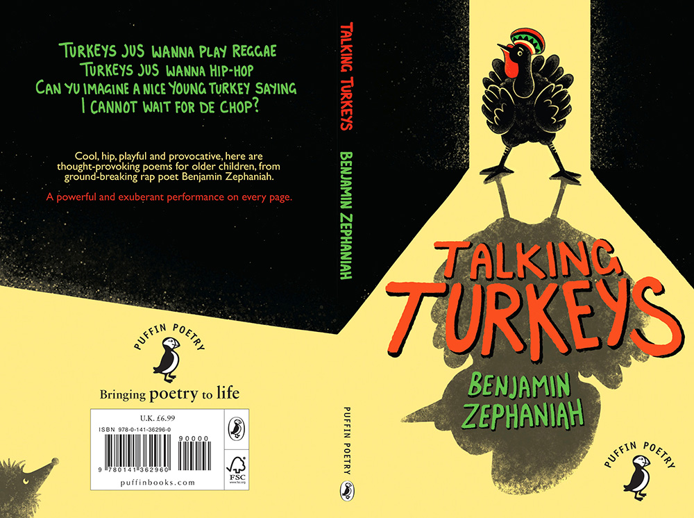 Aphra Blunt's cover design of 'Talking Turkeys'