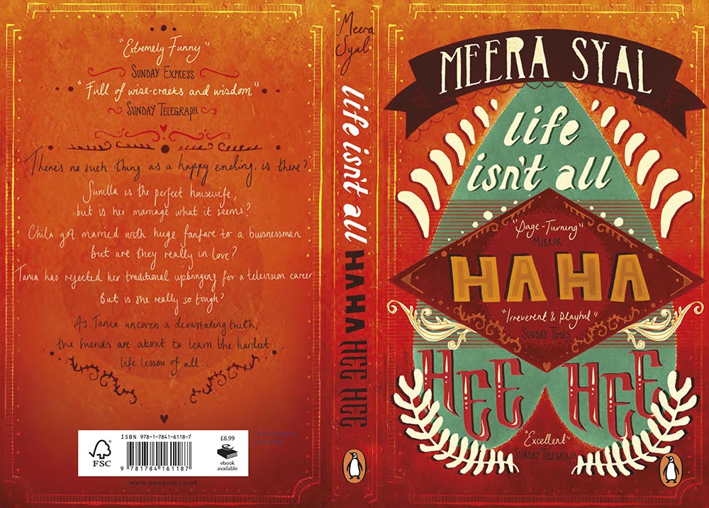 Ella Garrett's cover design of 'Life Isn't All Ha Ha Hee Hee'