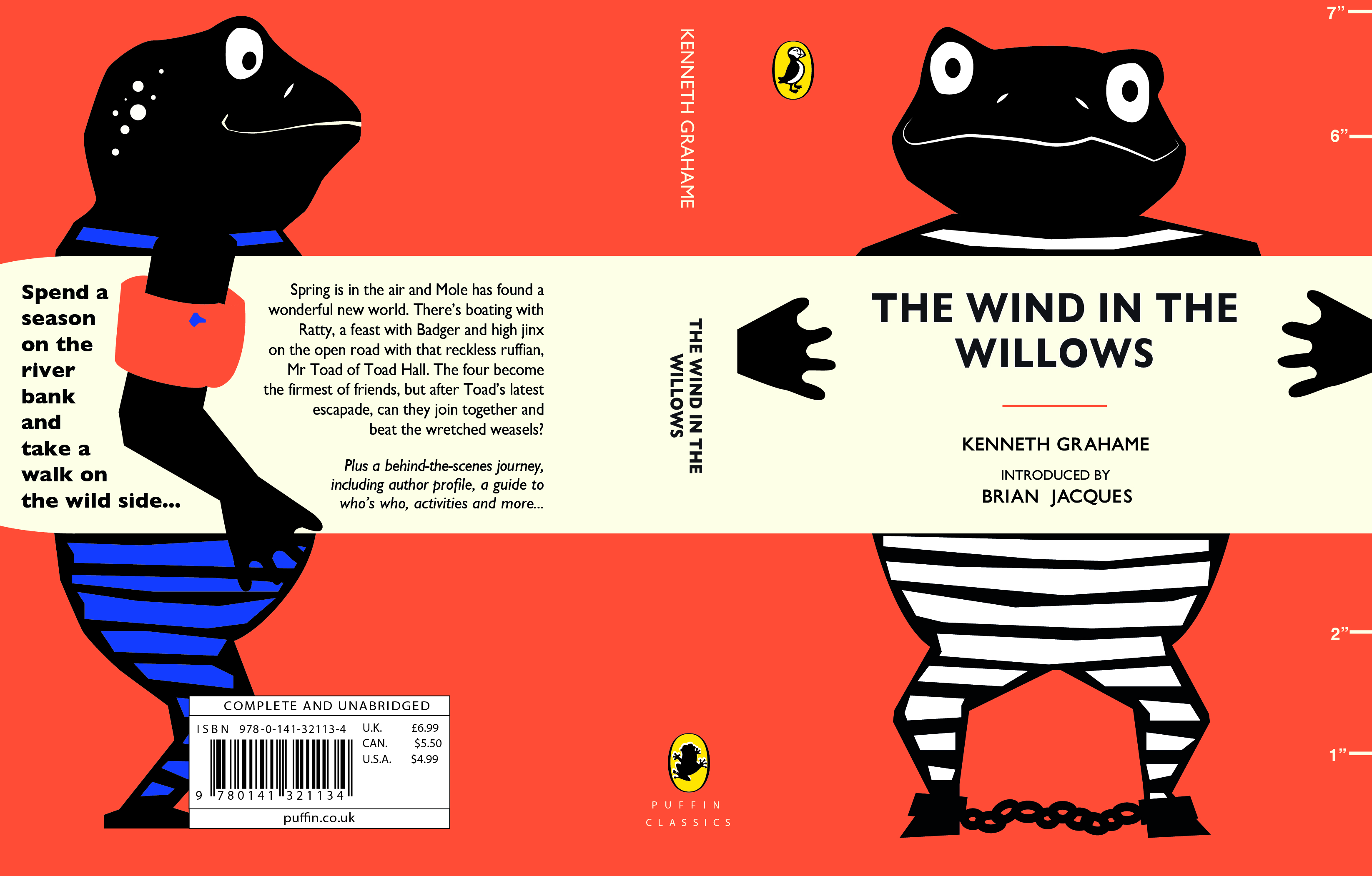 The Wind in the Willows book cover design