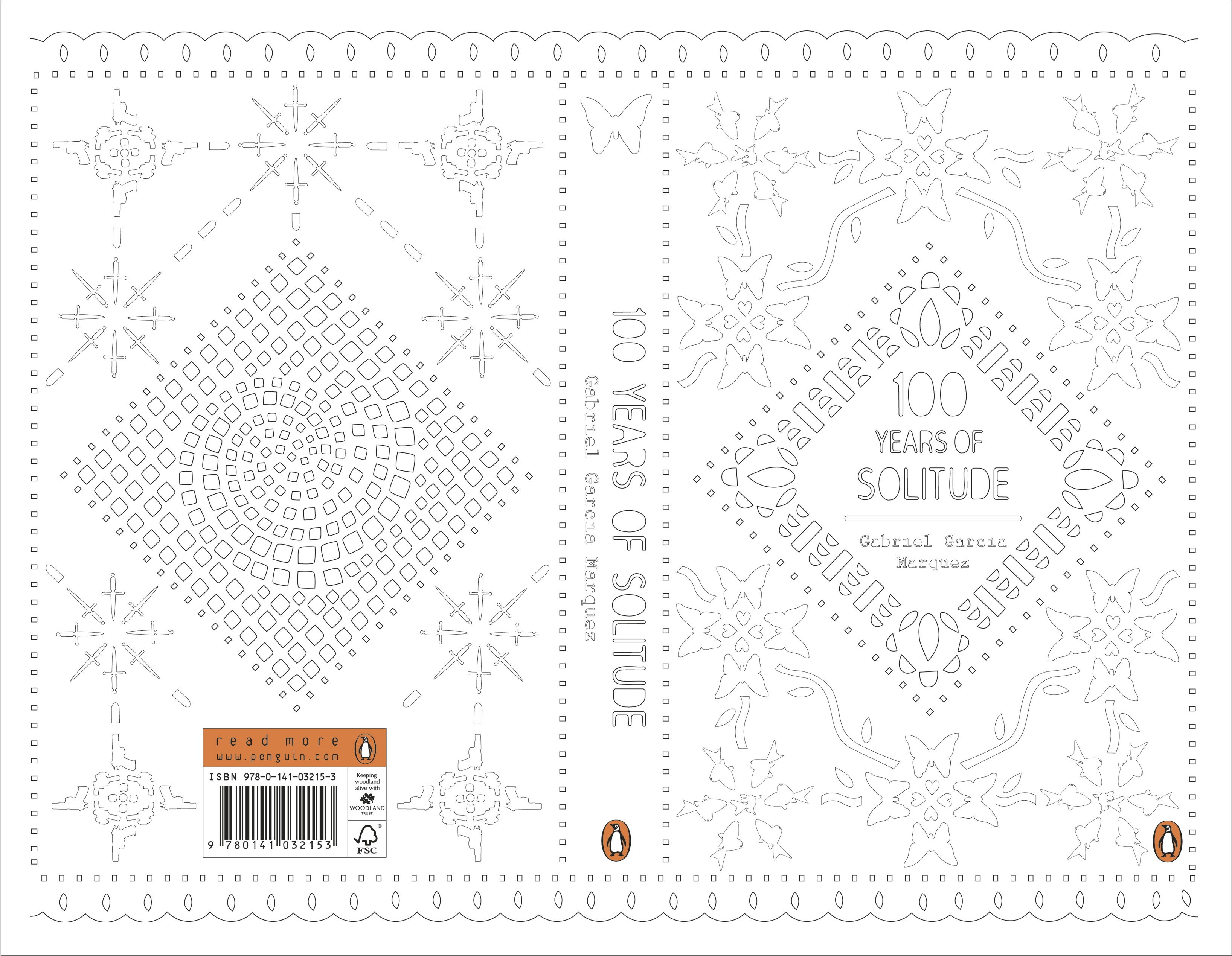 100 Years of Solitude book cover design