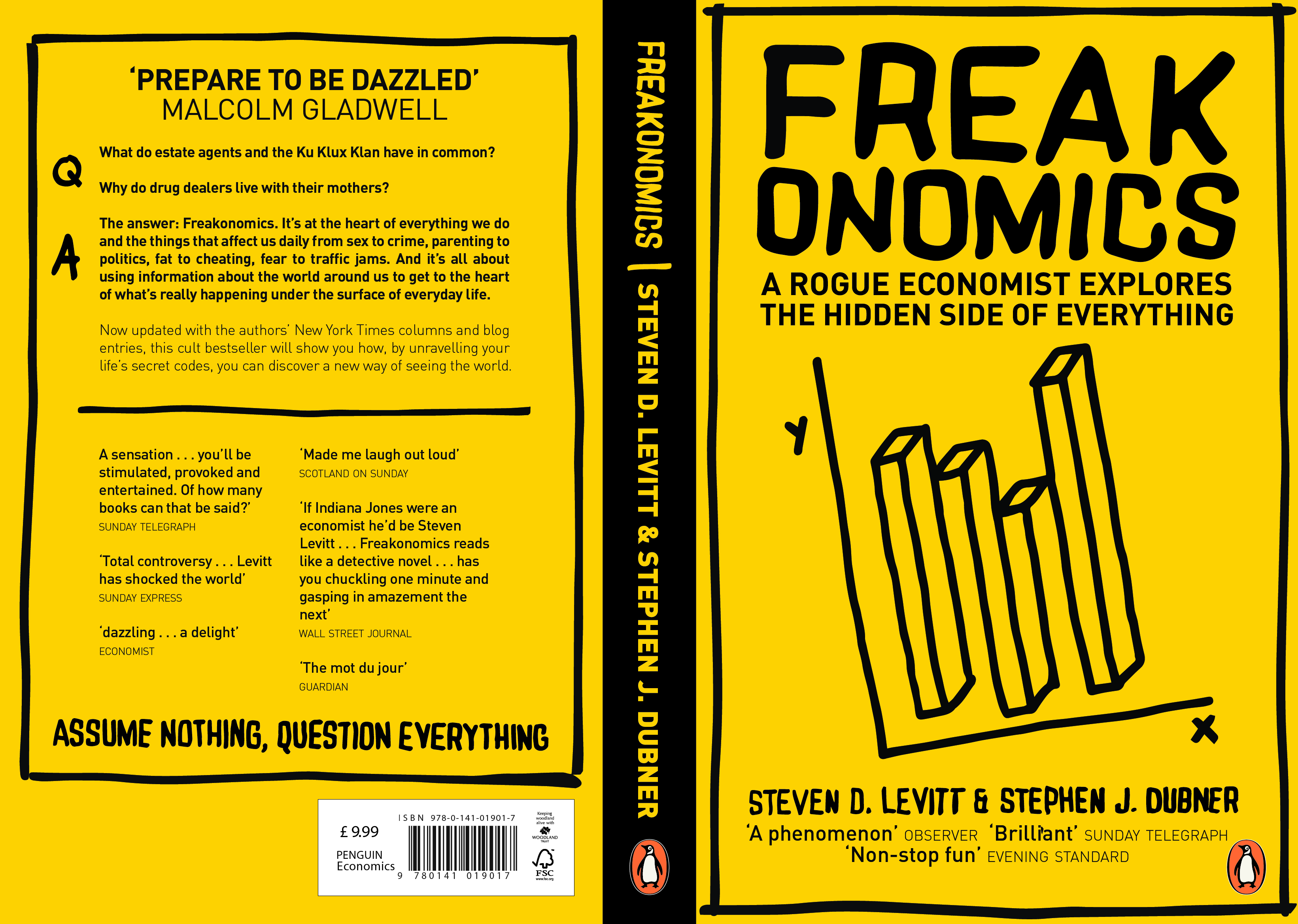 Freakonomics book cover design