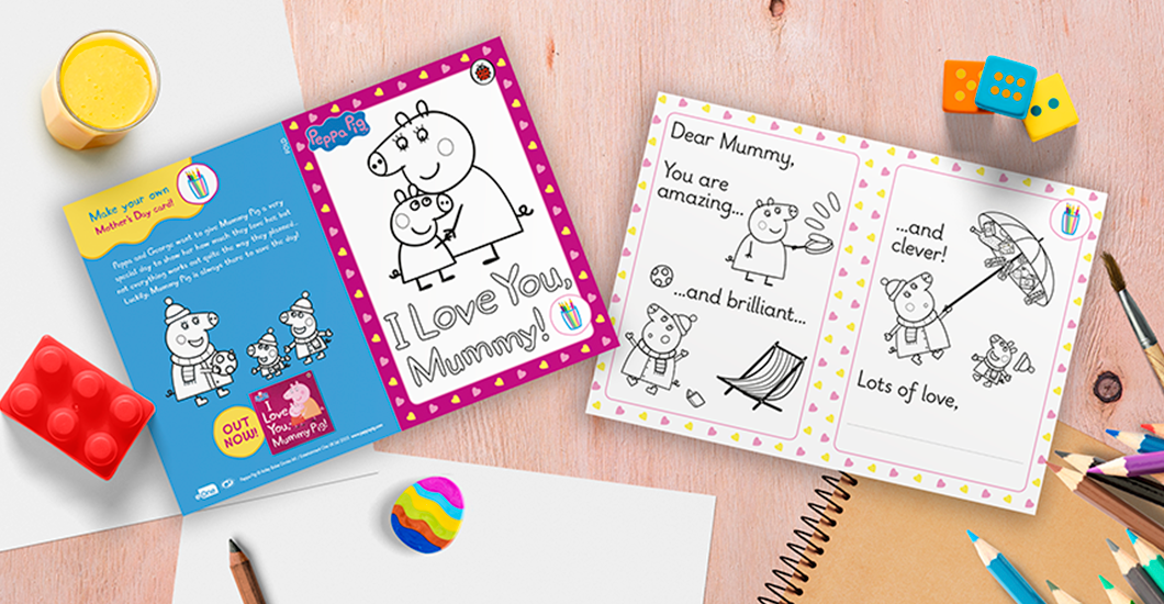  Peppa Pig Mother’s Day card